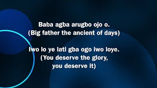 Yoruba Praise and Worship Medley Lyrics Video with English Translation O FE MI by Noble Omoniyi [upl. by Notlok]