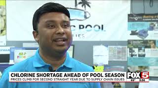 Chlorine shortage ahead of pool season Blame the supply chain [upl. by Lihp]