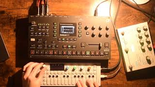 Octatrack MKII  Op1  Microcosm  live resampling [upl. by Euqram]