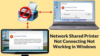 How to Fix Shared Printer Not Connecting Not Working in Windows [upl. by Ignatz805]