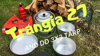 Trangia27 for lunch and the DD3x3 Tarp [upl. by Harvey]