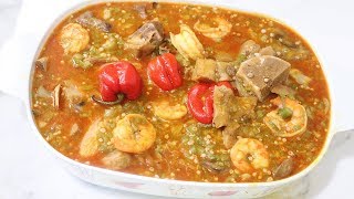 How To Cook Okra Soup  Gambian Style  Gumbo  My TwentySecond Video  Dadas FoodCrave Kitchen [upl. by Pasquale]