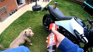 Applying XCP Professional Rust Protection and GT85 Husqvarna Motorcycle Getto Style [upl. by Bohs483]