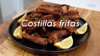 Receta de Costillas de Cerdo Fritas al Estilo Cubano  havanadice [upl. by Eraste]