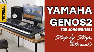 Yamaha Genos 2  Writing songs with Genos 2 [upl. by Ettelracs]