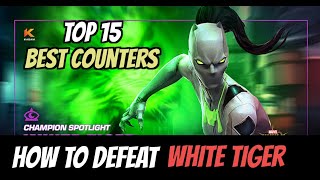 How to defeat White Tiger Easily ThronebreakerCavalier  Marvel Contest of Champions [upl. by Saxet]