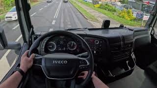 New Iveco SWay 2024 420hp POV test drive Binaural Audio [upl. by Rosemarie]