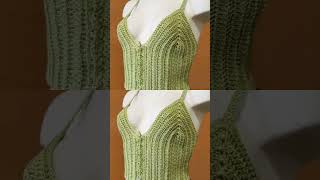 Crop Top en 2 pasos  Crochet Principiantes abicrochet [upl. by Ahsi]