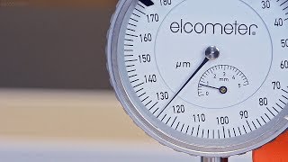 Measuring Surface Profile using the Elcometer 122 Replica Tape amp Elcometer 124 Thickness Gauge [upl. by Prue]