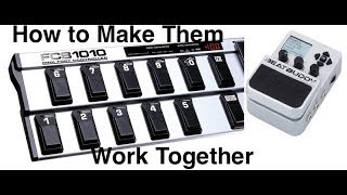 Connecting your Beatbuddy to a FCB1010 Behringer foot controller [upl. by Airak517]