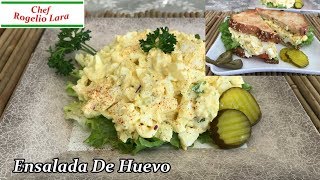 ENSALADA DE HUEVO RECETA DELICIOSA [upl. by Nawiat]