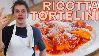 Ricotta Tortellini Tomato Sauce [upl. by Assiralk]