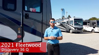 2021 Discovery 36Q Island Kitchen  Official Fleetwood RV Walkthrough  Fleetwood RV [upl. by Cary415]