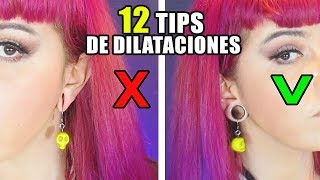 🔴 12 TIPS DE DILATACIONES cuidados y consejos  SORTEO DE PLUGS 😱 Dilatación de oreja [upl. by Darrel605]