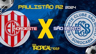 Noroeste X São Bento  Campeonato Paulista A2 [upl. by Oby882]