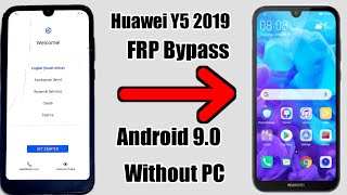 Huawei Y5 2019 AMNLX9 Frp Bypass amp Google Account Remove  Android 9 PieEMUI 90 [upl. by Eidnas]