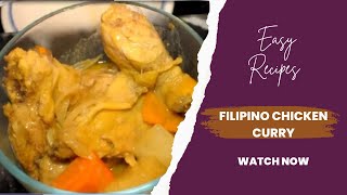 Filipino Chicken Curry in Slow Cooker [upl. by Nolur460]