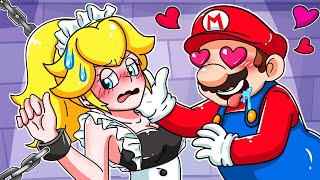 What Happend To Peachs  Love Story  The Super Mario Bros Animation [upl. by Hesther]