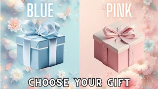 Choose your gift 🎁💝🤮2 gift box challengePink amp Blue giftboxchallengechooseyourgift pinkvsblue [upl. by Kresic]