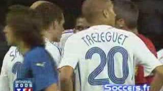 Zidane vs Materazzi  French TV [upl. by Ulane]