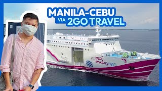 MANILA TO CEBU via MV 2GO MALIGAYA Ferry • What to Expect How to Check In • Filipino w ENG Sub [upl. by Luhem]