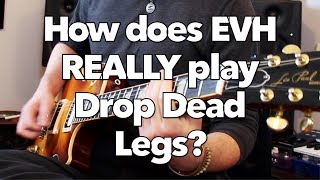 How Van Halen REALLY plays Drop Dead Legs no whammy bar  Weekend Wankshop 199 [upl. by Ahtael]