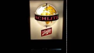 Vintage Schlitz Beer Light Up Spinning Motion World Globe Pub Tavern Sign [upl. by Ateekal319]