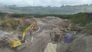 Filling in the Quarry Raffeen Quarry Timelapse [upl. by Eiwoh]