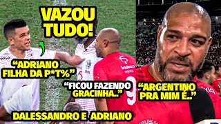 VAZOU A CONVERSA INACREDITÁVEL QUE DEIXOU DALESSANDRO PT0 COM ADRIANO IMPERADOR NO JOGO DO ZICO [upl. by Hubsher]