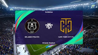 Orlando Pirates vs Cape Town City 31082024 Semifinal MTN 8 Cup Extra Time PES 2021 [upl. by Inattirb490]