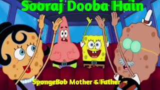 SpongeBob SquarePants Singing a Bollywood song by Ai Sooraj Dooba Hain song aisongs ai [upl. by Catherine]