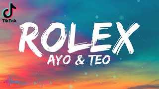 Ayo amp Teo  Rolex  Rollie Lyrics  I just want a rollie rollie  TikTok Song  Rolex TikTok [upl. by Sucramaj70]