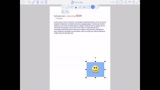 Full page text mode in ZoomNotes [upl. by So]