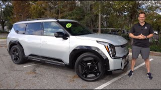 Is the 2024 Kia EV9 the BEST new midsize 3row SUV to BUY [upl. by Aynuat]