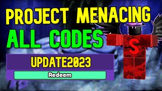 ALL PROJECT MENACING CODES  Roblox Project Menacing Codes February 2023 [upl. by Anaitsirc349]