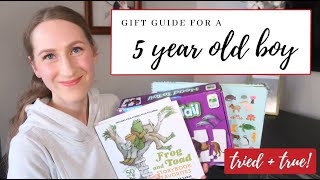 Gift Guide for a 5 Year Old Boy  Christmas or Birthday [upl. by Mallissa]