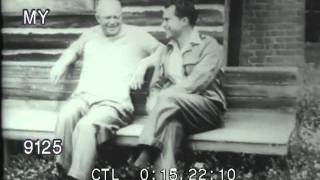 1952 Eisenhower Nixon Fishing and Planning Presidential Campaign in Colorado [upl. by Brandie]