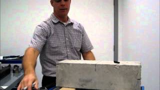 Preparing a Concrete Sample for ASTM C1609 Testing [upl. by Naillik818]