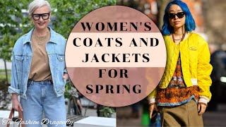 WOMENS COATS AND JACKETS FOR SPRING 2024 [upl. by Lussier]