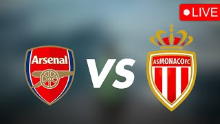 Arsenal vs AS Monaco Live Football Stream Score  UEFA Champions League 2024 [upl. by Nilok]