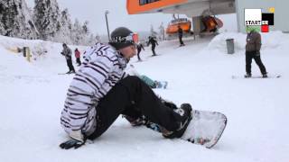 NAUKA JAZDY NA SNOWBOARDZIE [upl. by Audris]