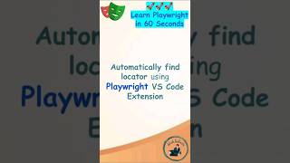 Playwright with TypeScript  Automatically Find Locator using Playwright VS Code Extension [upl. by Helga]