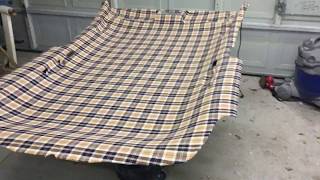 9906 MK4 VW headliner replacement with custom fabric [upl. by Ettennahs]