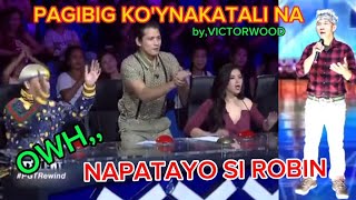 PAGIBIG KOY NAKATALI NAbyVICTOR WOODPILIPINAS GOT TALENT TRENDING AUDITION PARODY84🌹💞 [upl. by Wenona301]