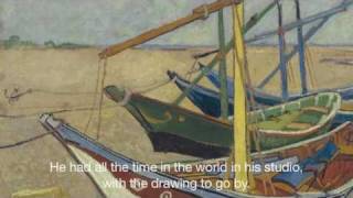 Vincent van Gogh in Arles Two seascapes  Les SaintesMariesdelaMer [upl. by Leahcar]