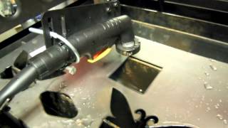 Torchmate CNC 2x2 First cuts with hand torch [upl. by Avlis]