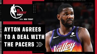 🚨 BREAKING 🚨 RFA Deandre Ayton agrees to a 4year deal with the Pacers  NBA Today [upl. by Ettenuj]