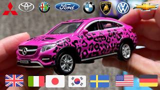 3 hours of diecast cars and brands Welly Kinsmart and others  Ford USA Lamborghini Italy [upl. by Lindy]