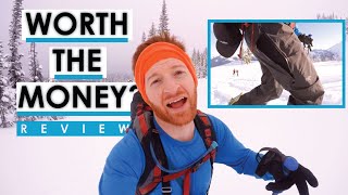 Arcteryx Review  Rush LT Bib Pants for Ski Touring or Snowboarding [upl. by Yecnay]