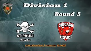 Atlasbasket  Div 1Round 5  SAINT PAULI by ΤΟ ΠΑΡΑΔΟΣΙΑΚΟ ΑΡΤΟΠΩΛΕΙΟ vs CHICAGO COWS [upl. by Sutphin781]